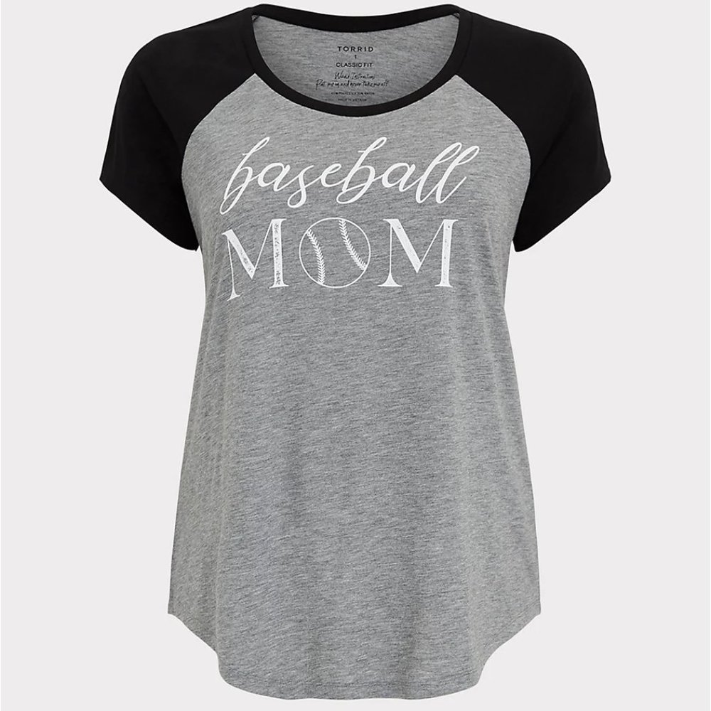TORRID baseball mom size 4